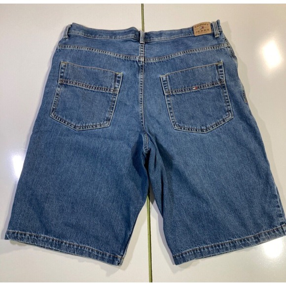 Tommy Hilfiger Other - Tommy Hilfiger Vintage Carpenter Shorts Mens 40 Baggy Streetwear Y2K Denim Jean